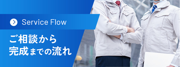 ご相談から完成までの流れ